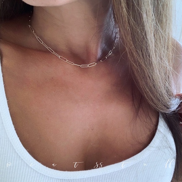 Sparkle Shimmer Chain Link Necklace - Picture 3 of 16